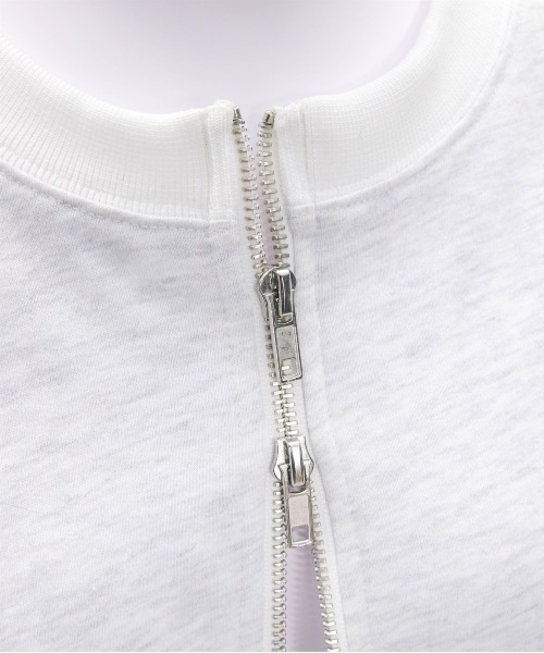 clear（クリア）の「ダブルジップカットソートップス[大人 カジュアル 韓国 ファッション 着回し抜群] ≪2025SS新作≫（Tシャツ/カットソー・レディース・ネイビー/ブルー/アイボリー/ラベンダー/オートミール・F）」の22枚目の写真