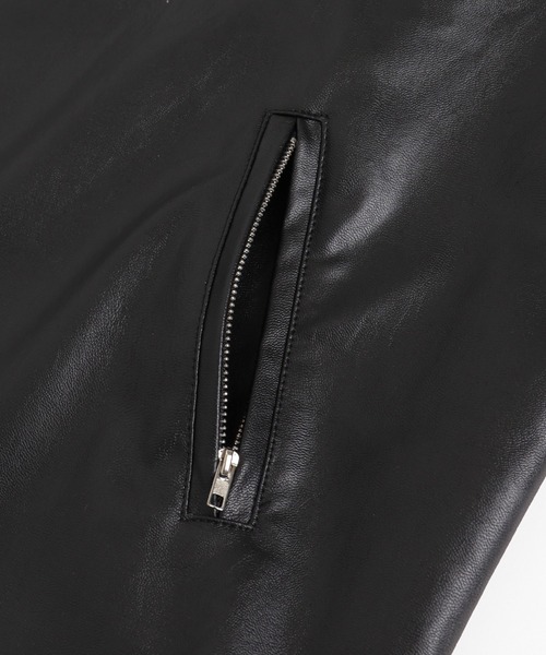 Figments（フィグメンツ）の「メタルバッジバイカージャケット（ライダースジャケット・レディース・ブラック・MEDIUM/SMALL）」の7枚目の写真