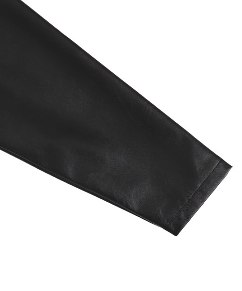 Figments（フィグメンツ）の「メタルバッジバイカージャケット（ライダースジャケット・レディース・ブラック・MEDIUM/SMALL）」の9枚目の写真