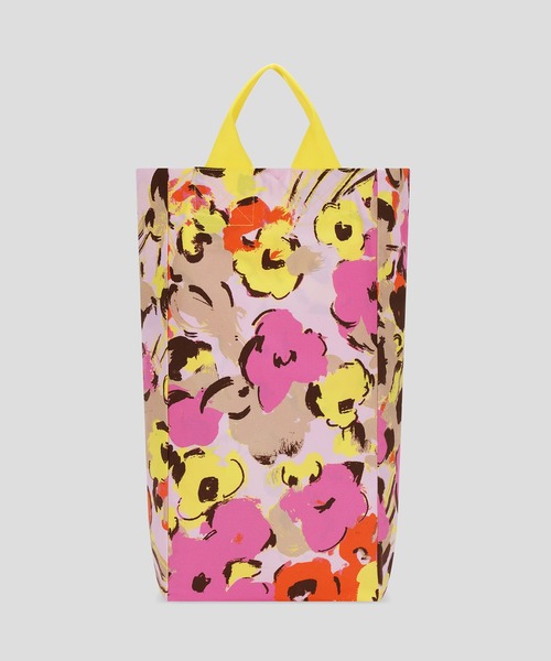 JNBY(ジェーエヌビーワイ)の「HOME Floral Mood Tote Bag / フローラルトートバッグ(トートバッグ・レディース・ピンク/ブルー・ONE SIZE)」の3枚目の写真