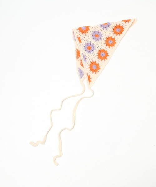 LOWRYS FARM（ローリーズファーム）の「バブーシュカ　290005（バンダナ/スカーフ・キッズ・オフホワイト/アイボリー・FREE）」の2枚目の写真