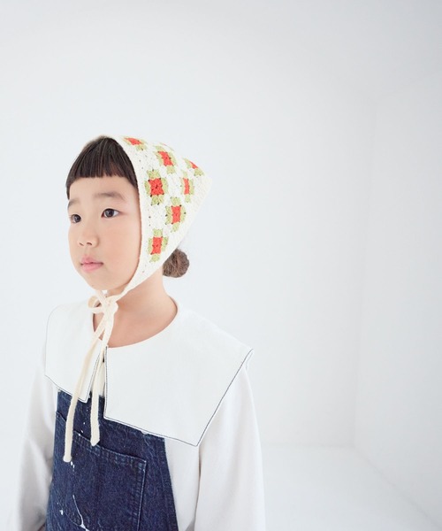 LOWRYS FARM（ローリーズファーム）の「バブーシュカ　290005（バンダナ/スカーフ・キッズ・オフホワイト/アイボリー・FREE）」の7枚目の写真