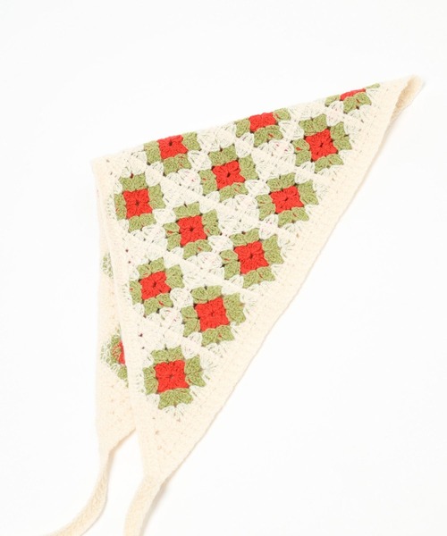 LOWRYS FARM（ローリーズファーム）の「バブーシュカ　290005（バンダナ/スカーフ・キッズ・オフホワイト/アイボリー・FREE）」の9枚目の写真