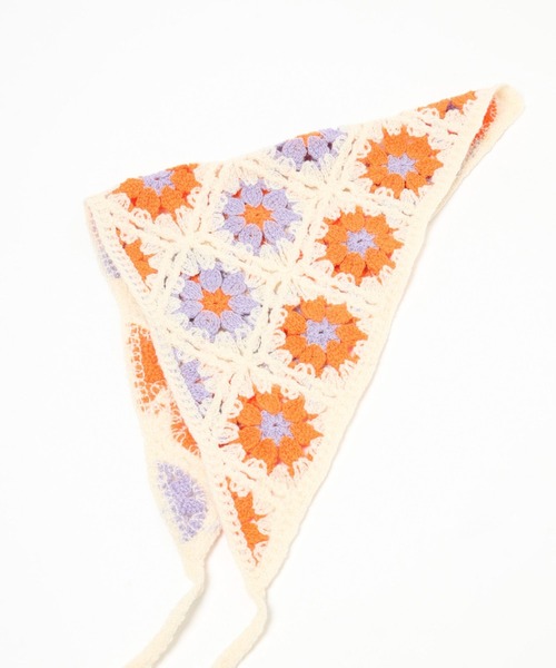 LOWRYS FARM（ローリーズファーム）の「バブーシュカ　290005（バンダナ/スカーフ・キッズ・オフホワイト/アイボリー・FREE）」の10枚目の写真