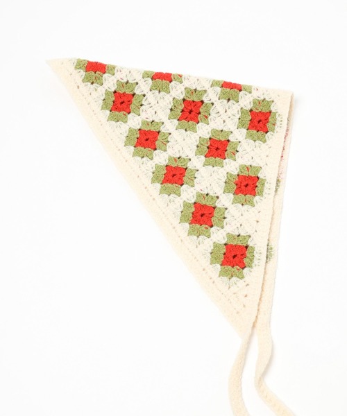 LOWRYS FARM（ローリーズファーム）の「バブーシュカ　290005（バンダナ/スカーフ・キッズ・オフホワイト/アイボリー・FREE）」の11枚目の写真