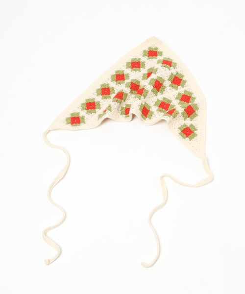 LOWRYS FARM（ローリーズファーム）の「バブーシュカ　290005（バンダナ/スカーフ・キッズ・オフホワイト/アイボリー・FREE）」の12枚目の写真