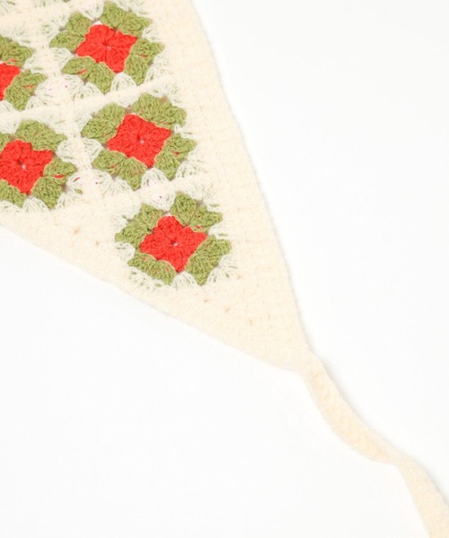 LOWRYS FARM（ローリーズファーム）の「バブーシュカ　290005（バンダナ/スカーフ・キッズ・オフホワイト/アイボリー・FREE）」の13枚目の写真