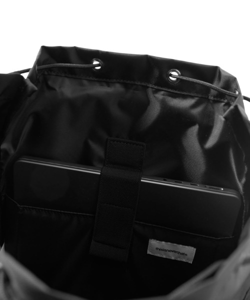 thisisneverthat（ディスイズネバーザット）の「Nylon Rucksack（バックパック/リュック・メンズ・ブラック/ブラウン・FREE）」の5枚目の写真