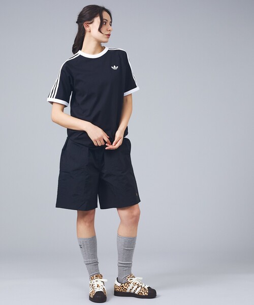 adidas（アディダス）の「【adidas originals/アディダスオリジナルス】3-STRIPES TEE / 3ストライプ 半袖Tシャツ（Tシャツ/カットソー・メンズ・ブラック/ネイビー/ホワイト・L/M/XL）」の18枚目の写真