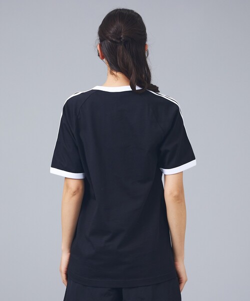 adidas（アディダス）の「【adidas originals/アディダスオリジナルス】3-STRIPES TEE / 3ストライプ 半袖Tシャツ（Tシャツ/カットソー・メンズ・ブラック/ネイビー/ホワイト・L/M/XL）」の20枚目の写真