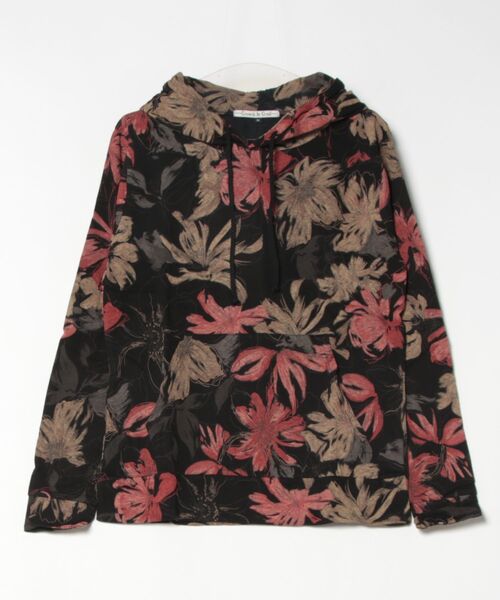 B.I.D.(ビーアイディー)の「《Growth by Grail》フラワープリントパーカー(パーカー・メンズ・アイボリー/ブラック・LARGE/MEDIUM)」の6枚目の写真