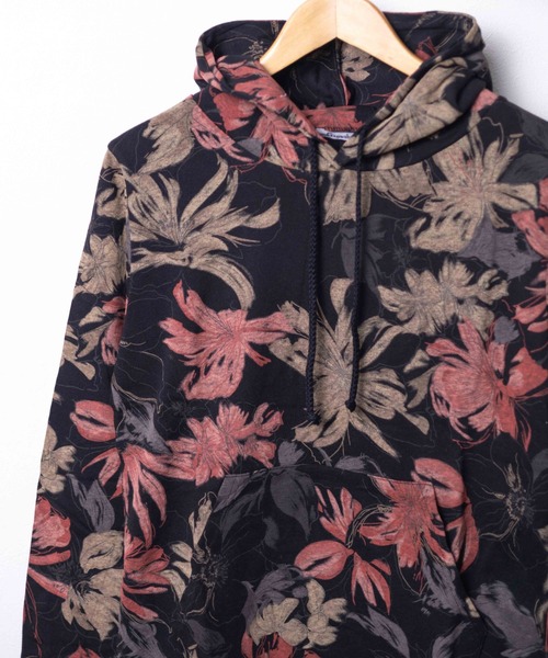 B.I.D.(ビーアイディー)の「《Growth by Grail》フラワープリントパーカー(パーカー・メンズ・アイボリー/ブラック・LARGE/MEDIUM)」の4枚目の写真