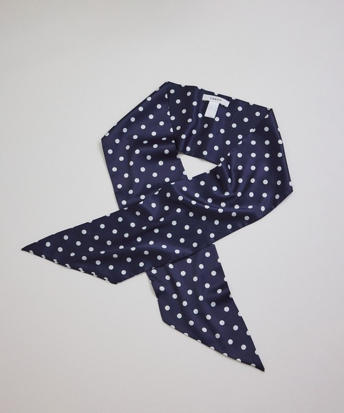 THROW(スロー)の「【THROW(スロー)】MAISIE スクランチー スカーフ / シュシュセット(バンダナ/スカーフ・レディース・ブラウン系その他/ブルー系その他・FREE)」の3枚目の写真