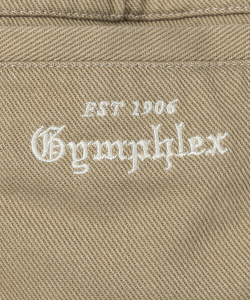 GYMPHLEX（ジムフレックス）の「Gymphlex | ルーズチノ ストレートパンツ MEN（チノパンツ・メンズ・ベージュ/チャコール・L/M）」の5枚目の写真