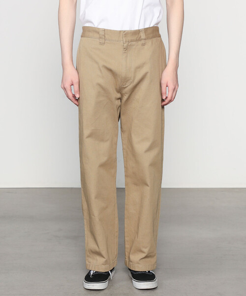 GYMPHLEX（ジムフレックス）の「Gymphlex | ルーズチノ ストレートパンツ MEN（チノパンツ・メンズ・ベージュ/チャコール・L/M）」の7枚目の写真