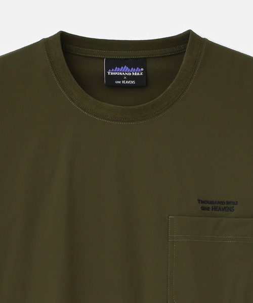 THOUSAND MILE（サウザンドマイル）の「(THOUSAND MILE×GENE HEAVENS)SHORT SLEEVE  POCKET TOP & CARGO TAPERED PANTS SET UP（ワンピース・レディース・ブラック/カーキ・ONE SIZE）」の8枚目の写真