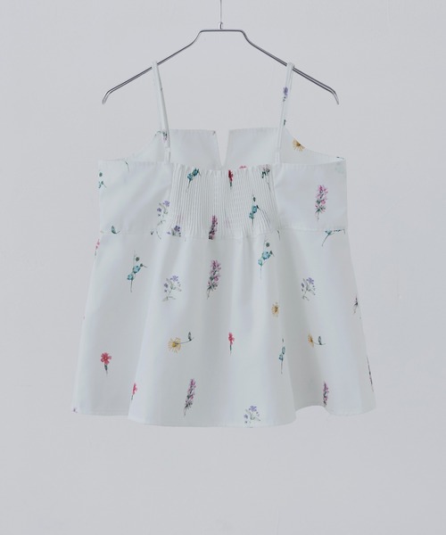 etoll.（エトル）の「花柄プリントキャミソールビスチェ（キャミソール・レディース・ブラック/オフホワイト/ネイビー・M）」の16枚目の写真