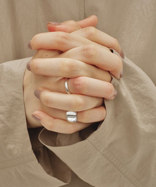 TODAYFUL/トゥデイフル】Plain Ring（Silver925）/プレーンリング