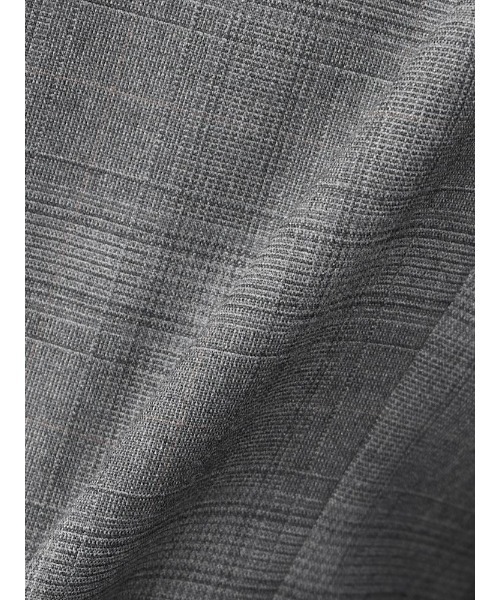 Perfect Suit FActory（パーフェクトスーツファクトリー）の「デレガントスーツ　フレアスカート　グレンチェック柄　グレー/ネイビー【セットアップ対応】（スーツスカート・レディース・グレー/ネイビー・7号/9号/11号/13号）」の3枚目の写真