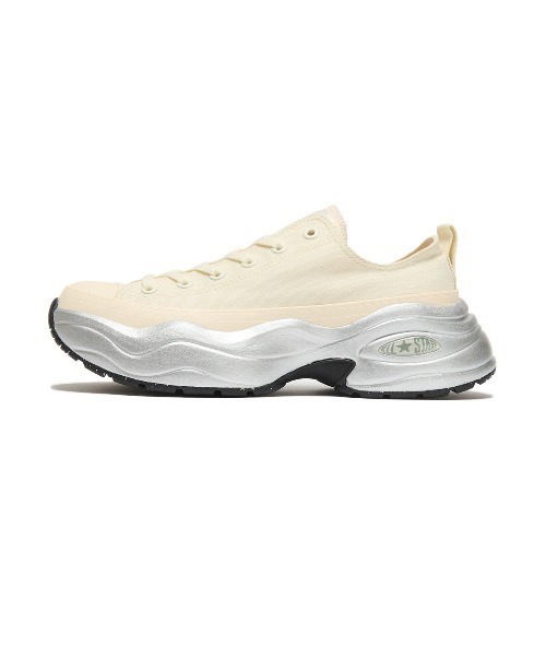 CONVERSE(コンバース)の「CONVERSE ALL STAR (R) SURGETRAINER MT OX(コンバース オールスター (R) サージトレーナー MT OX)(スニーカー・メンズ・ブラック×シルバー/ホワイト×シルバー・23cm/23.5cm/24cm/24.5cm/25cm/25.5cm/26cm/26.5cm/27cm/27.5cm/28cm/29cm)」の4枚目の写真