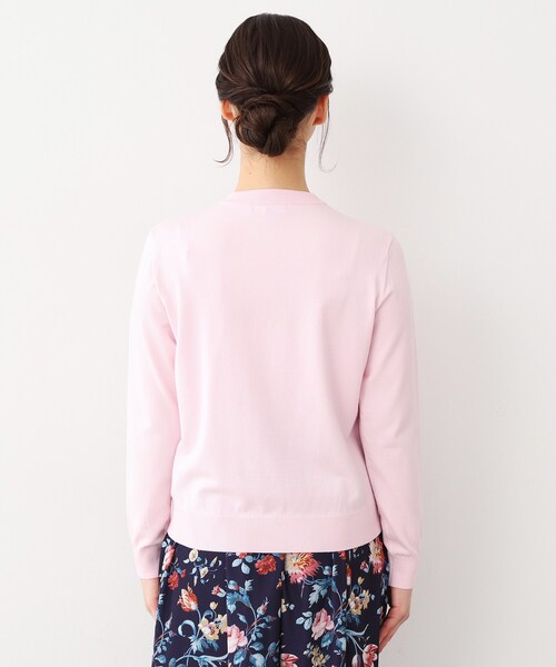 LAURA ASHLEY(ローラアシュレイ)の「【同素材アイテムあり】ソフトタッチ 無地カラーニットカーディガン(カーディガン/ボレロ・レディース・ライトグレー/ピンク・38/40)」の13枚目の写真