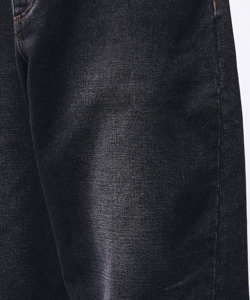 Adoon plain（アドーンプレーン）の「VINTAGE LIKE CARVE DENIM PANTS / ヴィンテージライクカーブデニムパンツ（デニムパンツ・メンズ・ブラック/ブルー・LARGE/SMALL/MEDIUM）」の10枚目の写真