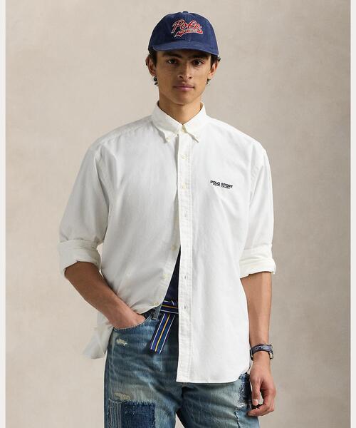 トップス word graphics polo shirt Classic Fit Mesh Graphic Polo Shirt | Ralph Lauren