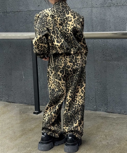 セール】【aimoha KIDS】レオパード柄セットアップ（セットアップ