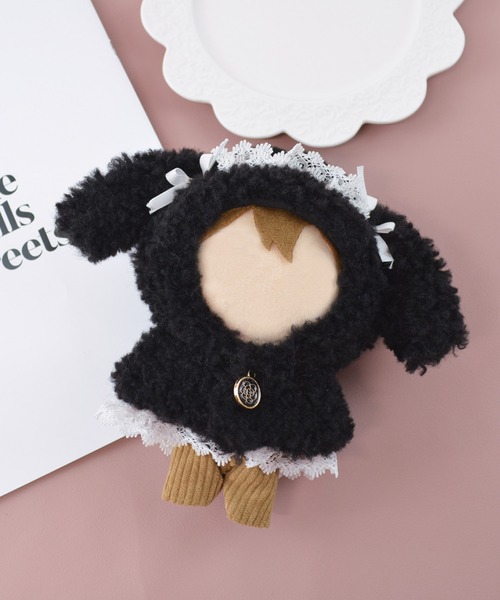 15cmぬい推奨サイズ】ゴスロリ メイド ロリータ レース 推し活
