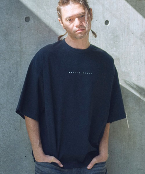 ADAM PATEK(アダムパテック)の「mt9514-paranoid short sleeve T Tシャツ(Tシャツ/カットソー・メンズ・ブラック/ホワイト/パープル・2/1)」の1枚目の写真