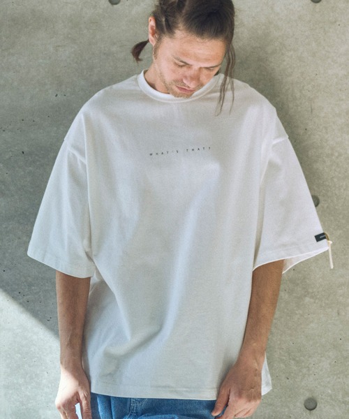 ADAM PATEK(アダムパテック)の「mt9514-paranoid short sleeve T Tシャツ(Tシャツ/カットソー・メンズ・ブラック/ホワイト/パープル・2/1)」の4枚目の写真