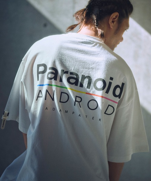 ADAM PATEK(アダムパテック)の「mt9514-paranoid short sleeve T Tシャツ(Tシャツ/カットソー・メンズ・ブラック/ホワイト/パープル・2/1)」の6枚目の写真