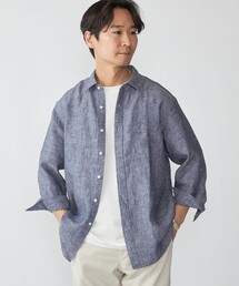 SHIPS: レイモンド レギュラーカラー リネン 7スリーブ シャツ