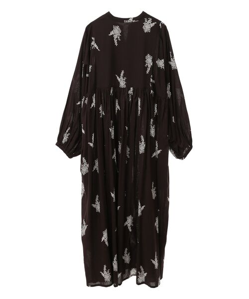 CRAFT STANDARD BOUTIQUE（クラフトスタンダードブティック）の「インド綿混フラワーモチーフワンピース（ワンピース・レディース・ネイビー/ブラウン・FREE）」の16枚目の写真