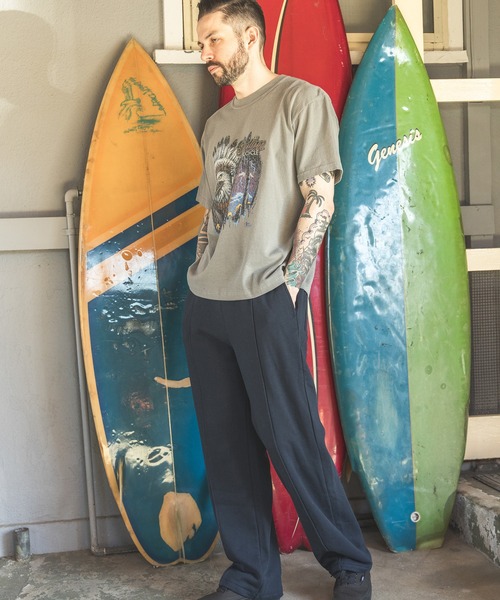 MR.OLIVE（ミスターオリーブ）の「INDIAN MOTOCYCLE COLLABORATION / USED PRINT T-SHIRT TYPE-B（Tシャツ/カットソー・メンズ・グレー/ブラック/アイボリー・MEDIUM/LARGE）」の4枚目の写真