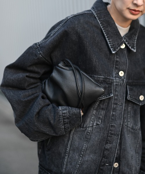 Marient（マリエント）の「ブラックデニムオーバーJK（デニムジャケット・レディース・ブラック・FREE）」の10枚目の写真