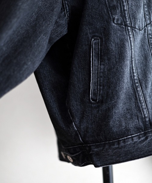Marient（マリエント）の「ブラックデニムオーバーJK（デニムジャケット・レディース・ブラック・FREE）」の20枚目の写真