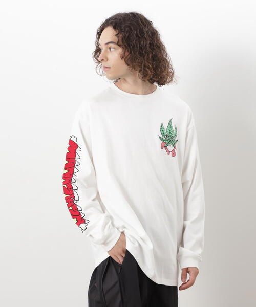 MANASTASH（マナスタッシュ）の「MANASTASH/マナスタッシュ/RE:CTN L/S TEE FAIRY（Tシャツ/カットソー・メンズ・ホワイト/ブラック/ブルー系その他3・XL/L/M/S）」の10枚目の写真