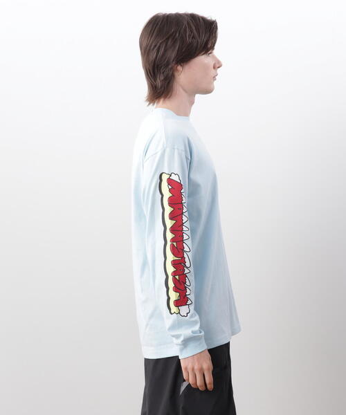 MANASTASH（マナスタッシュ）の「MANASTASH/マナスタッシュ/RE:CTN L/S TEE FAIRY（Tシャツ/カットソー・メンズ・ホワイト/ブラック/ブルー系その他3・XL/L/M/S）」の14枚目の写真