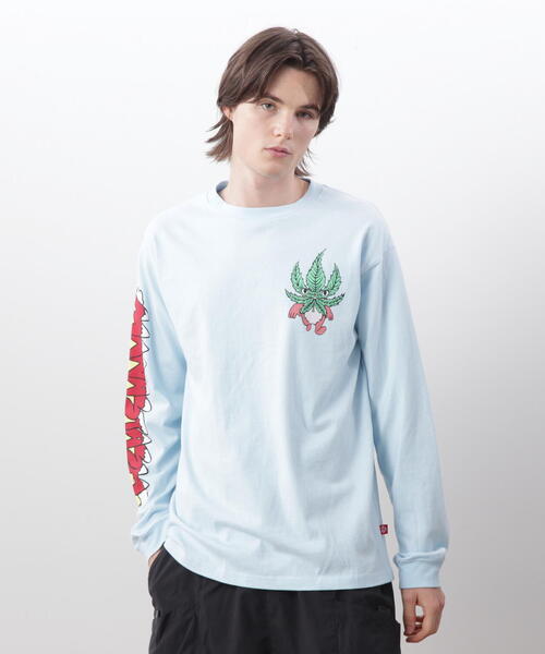 MANASTASH（マナスタッシュ）の「MANASTASH/マナスタッシュ/RE:CTN L/S TEE FAIRY（Tシャツ/カットソー・メンズ・ホワイト/ブラック/ブルー系その他3・XL/L/M/S）」の4枚目の写真