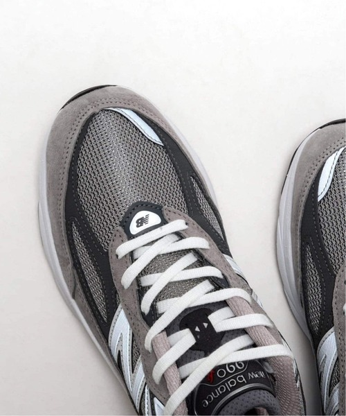 EU,US NEW BALANCE（イーユーユーエスニューバランス）の「New Balance (ニューバランス) M990GL6 / 990V6（スニーカー・メンズ・チャコールグレー・30cm/29cm/28.5cm/28cm/27.5cm/27cm/26.5cm/26cm/25.5cm/25cm）」の9枚目の写真