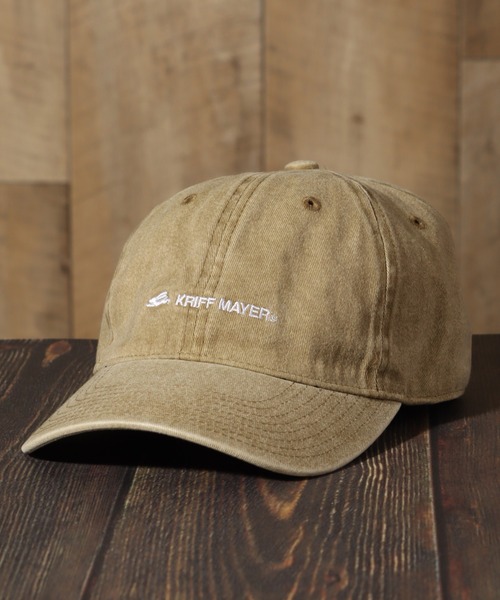 KRIFF MAYER（クリフメイヤー）の「【KRIFF MAYER/クリフメイヤー】刺繍ロゴ ピグメントキャップ（クイックドライ）（キャップ・メンズ・ベージュ/ネイビー/ブラック・FREE）」の2枚目の写真