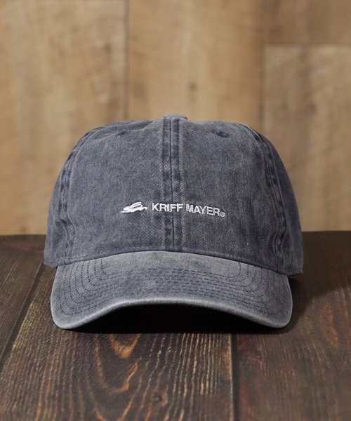 KRIFF MAYER（クリフメイヤー）の「【KRIFF MAYER/クリフメイヤー】刺繍ロゴ ピグメントキャップ（クイックドライ）（キャップ・メンズ・ベージュ/ネイビー/ブラック・FREE）」の6枚目の写真
