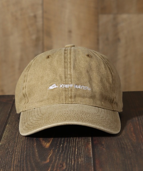 KRIFF MAYER（クリフメイヤー）の「【KRIFF MAYER/クリフメイヤー】刺繍ロゴ ピグメントキャップ（クイックドライ）（キャップ・メンズ・ベージュ/ネイビー/ブラック・FREE）」の5枚目の写真