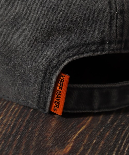 KRIFF MAYER（クリフメイヤー）の「【KRIFF MAYER/クリフメイヤー】刺繍ロゴ ピグメントキャップ（クイックドライ）（キャップ・メンズ・ベージュ/ネイビー/ブラック・FREE）」の11枚目の写真