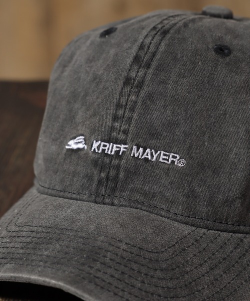 KRIFF MAYER（クリフメイヤー）の「【KRIFF MAYER/クリフメイヤー】刺繍ロゴ ピグメントキャップ（クイックドライ）（キャップ・メンズ・ベージュ/ネイビー/ブラック・FREE）」の10枚目の写真