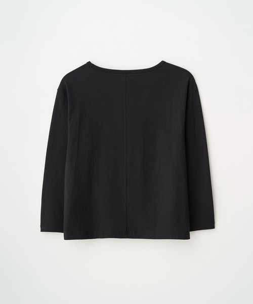 Juha（ユハ）の「INTERLOCK BOATNECK L/S（Tシャツ/カットソー・メンズ・ブラック/グレー/チャコールグレー・3/4）」の7枚目の写真