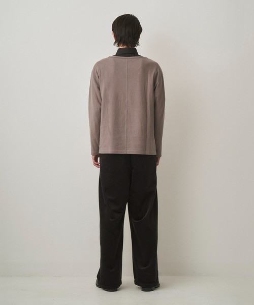 Juha（ユハ）の「INTERLOCK BOATNECK L/S（Tシャツ/カットソー・メンズ・ブラック/グレー/チャコールグレー・3/4）」の17枚目の写真