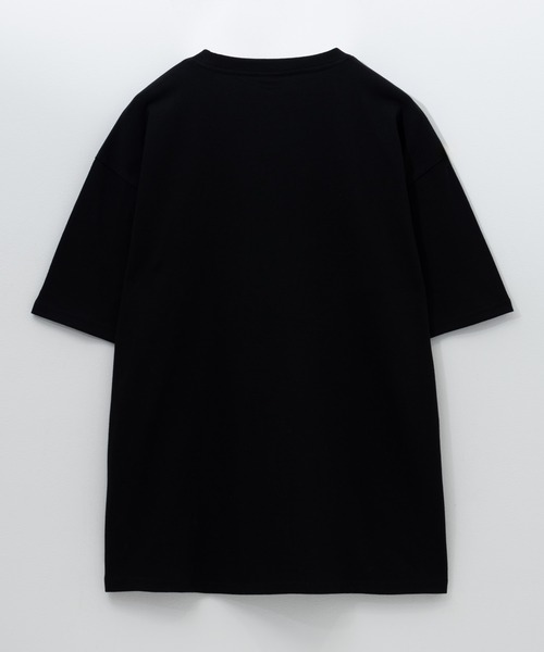 髭 T-GRAPHICS 髭サガラ刺繍Tシャツ メンズ