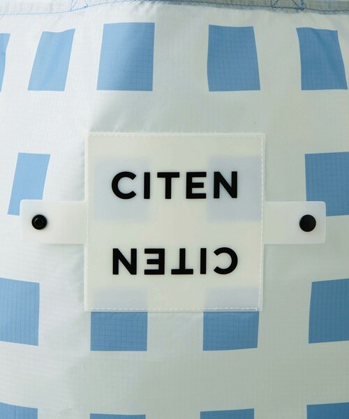 CITEN（シテン）の「＜CITEN＞くるくるパッチンジオメチェック（エコバッグ/サブバッグ・レディース・ライトグレー/ライトブルー/シャーベット・FREE）」の16枚目の写真